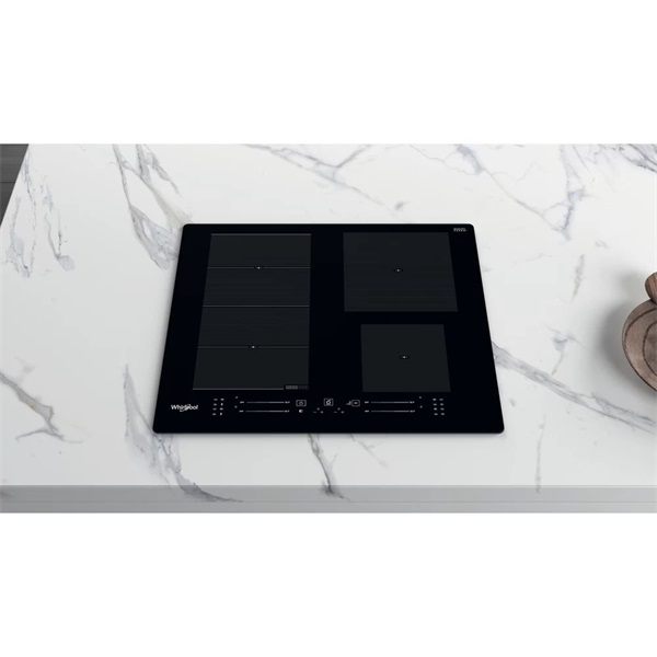 Whirlpool WF S7560 NE fekete, beépíthető, indukciós, főzőzóna: 4, beépíthető méret: 56cm, főzőlap