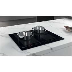 Whirlpool WF S7560 NE fekete, beépíthető, indukciós, főzőzóna: 4, beépíthető méret: 56cm, főzőlap