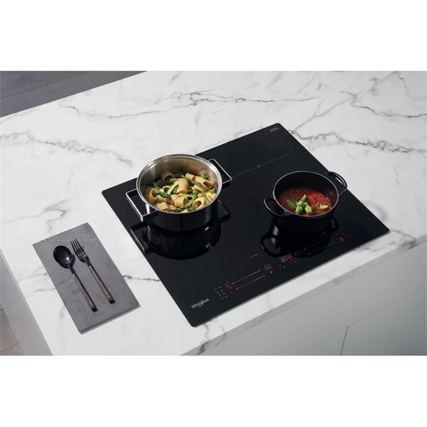 Whirlpool WF S7560 NE fekete, beépíthető, indukciós, főzőzóna: 4, beépíthető méret: 56cm, főzőlap