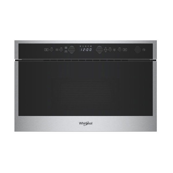 Whirlpool WMN464BX 750W 22L inox beépíthető mikrohullámú sütő