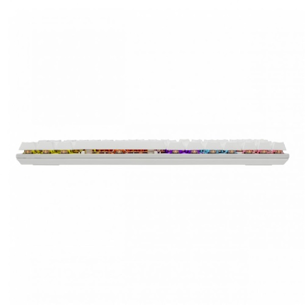 White Shark COMMANDOS GK-2106W/R-HU fehér mechanikus magyar (red switch) gamer billentyűzet