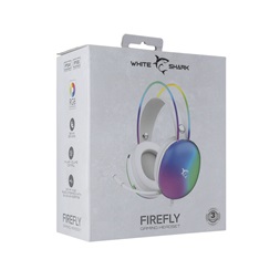 White Shark FIREFLY GH-2342W fehér gamer fejhallgató