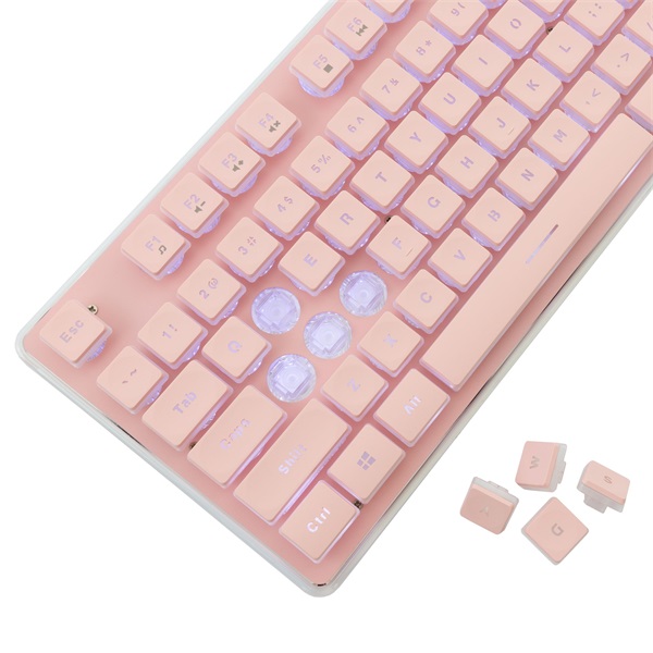 White Shark GK-003441P-US Tachi US pink gamer billentyűzet