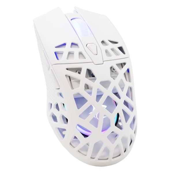 White Shark GM-5018W Caradoc fehér gamer egér