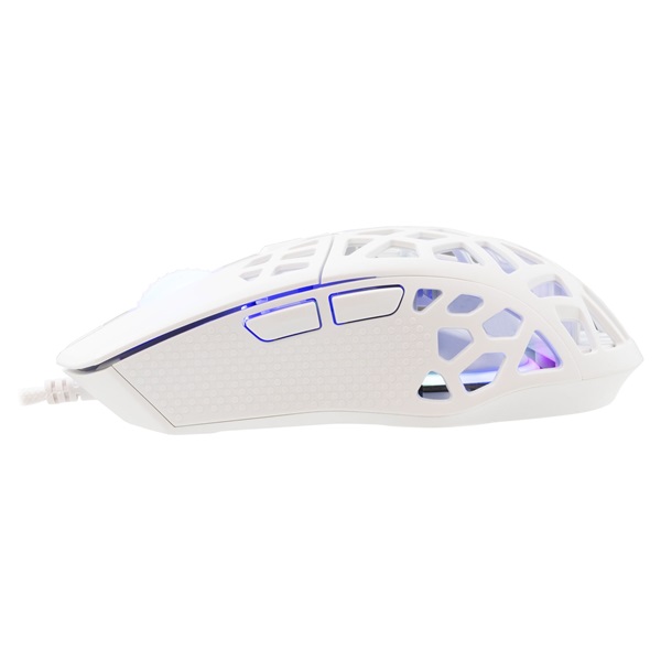 White Shark GM-5018W Caradoc fehér gamer egér