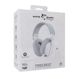 White Shark WGH-2444W Firecrest vezeték nélküli fehér gamer fejhallgató