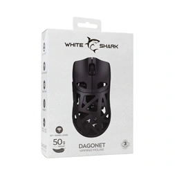 White Shark WGM-5019B DAGONET vezeték nélküli fekete gamer egér