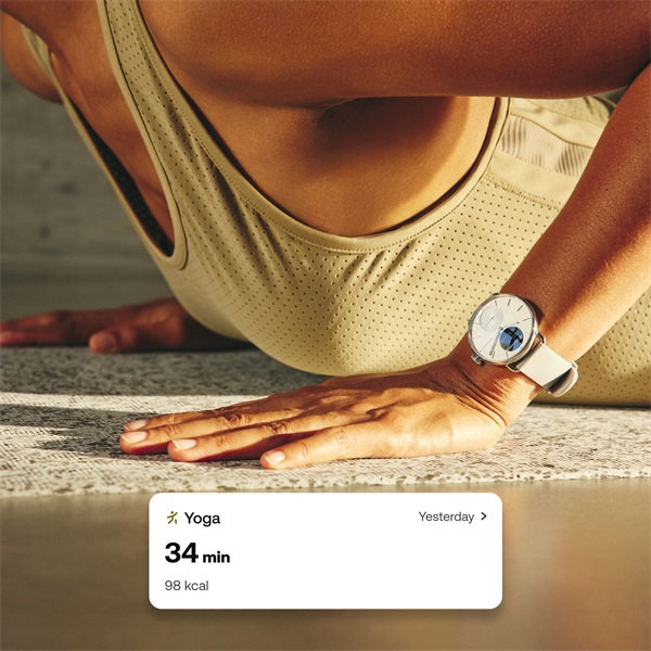 Withings HWA10-model 1 ScanWatch 2 38mm fekete okosóra (Újracsomagolt)