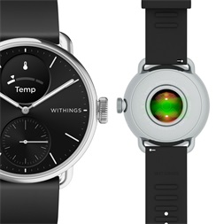 Withings HWA10-model 1 ScanWatch 2 38mm fekete okosóra