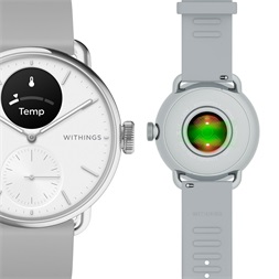 Withings HWA10-model 2 ScanWatch 2 38mm fehér okosóra (Újracsomagolt)