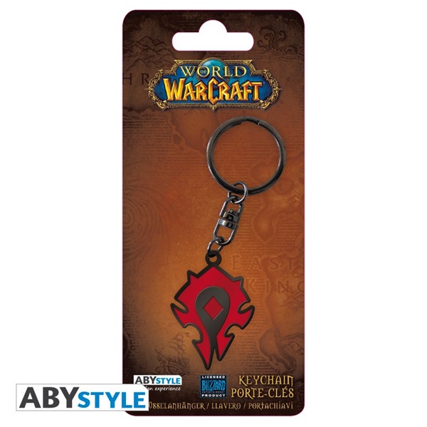 World of Warcraft Horde fém kulcstartó