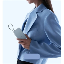 Xiaomi BHR9073GL 10000mAh (integrált kábel) kék power bank