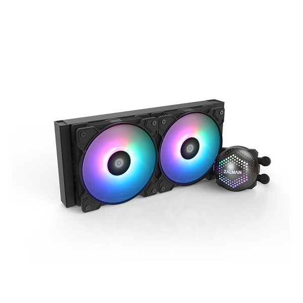 Zalman ALPHA 24 -Vízhűtés/Univerzális fekete 240mm processzor hűtő