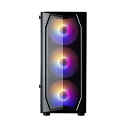Zalman N4 REV.1 fekete (táp nélküli) ablakos ATX ház (Újszerű)