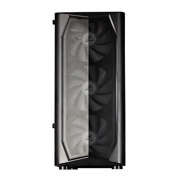 Zalman N4 REV.1 fekete (táp nélküli) ablakos ATX ház (Újszerű)