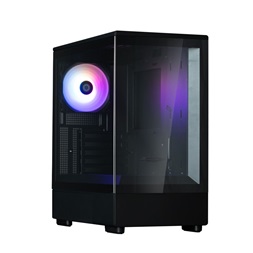 Zalman P10 Black fekete (táp nélküli) ablakos mATX ház