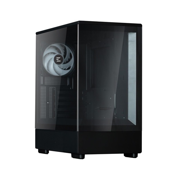 Zalman P10 Black fekete (táp nélküli) ablakos mATX ház