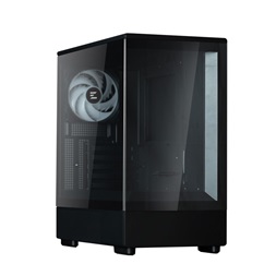 Zalman P10 Black fekete (táp nélküli) ablakos mATX ház
