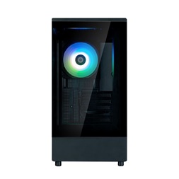 Zalman P10 Black fekete (táp nélküli) ablakos mATX ház