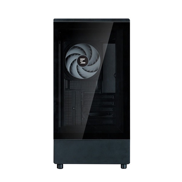 Zalman P10 Black fekete (táp nélküli) ablakos mATX ház
