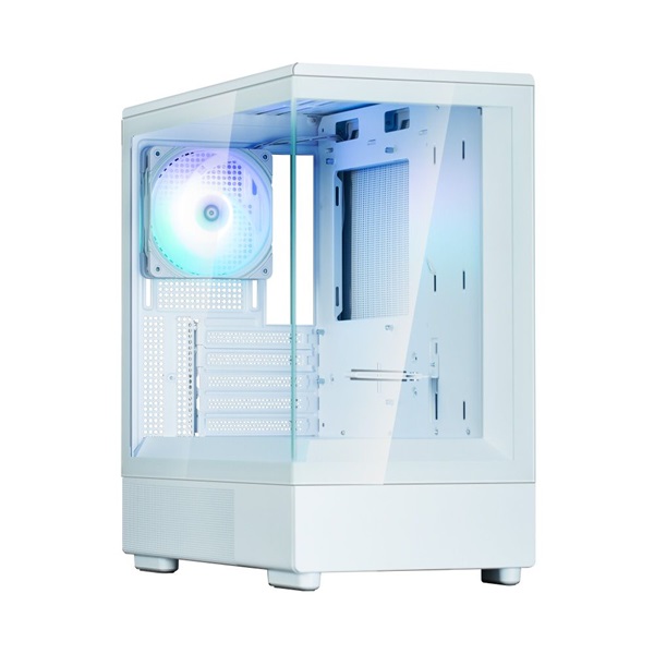 Zalman P10 White fehér (táp nélküli) ablakos mATX ház