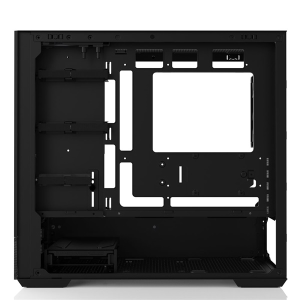 Zalman P30 Air Black fekete (táp nélküli) ablakos mATX ház