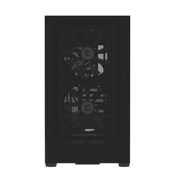 Zalman P30 Air Black fekete (táp nélküli) ablakos mATX ház