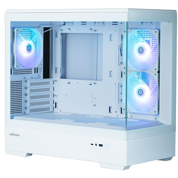 Zalman P30 fehér (táp nélküli) mATX ház