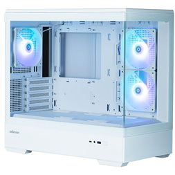 Zalman P30 fehér (táp nélküli) mATX ház