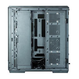 Zalman P50 DS Black fekete (táp nélküli) ablakos ATX ház