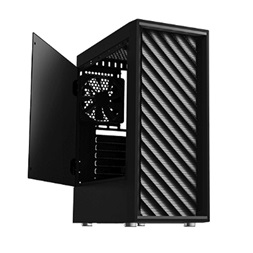 Zalman T7 fekete (táp nélküli) ablakos ATX ház (Újracsomagolt)