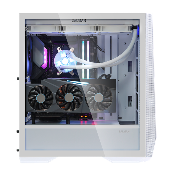 Zalman Z3 Iceberg fehér (Táp nélküli) midi számítógép ház