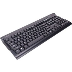 Zalman ZM-K600S Ultrapolling US USB/PS2 vezetékes fekete billentyűzet