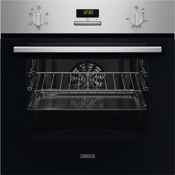 Zanussi ZOHEC2X2 inox, beépíthető, sütőtér: 65L, grill, légkeverés, sütő