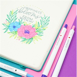 Zebra ClickArt nyomógombos 12 db-os filctoll készlet