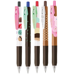 Zebra Sarasa Clip 0,5 Ice Cream 5 db zselés toll készlet