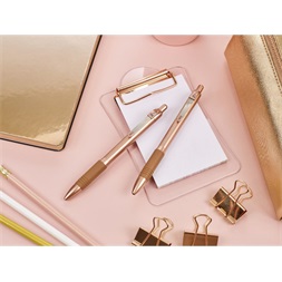 Zebra Z-Grip Smooth 1,0 Rose Gold golyóstoll kék tintával