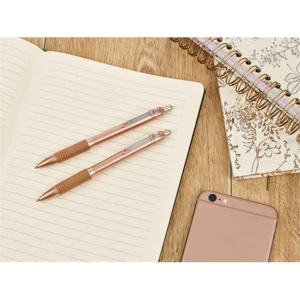 Zebra Z-Grip Smooth 1,0 Rose Gold golyóstoll kék tintával