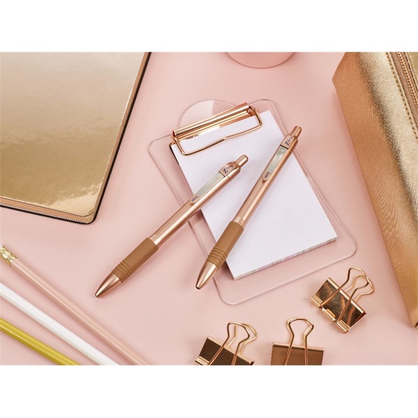 Zebra Z-Grip Smooth 1,0 Rose Gold golyóstoll kék tintával