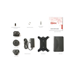 Zotac ZBOX-PI430AJ-BE Mini/Intel N300/8GB/FreeDOS/fekete asztali számítógép