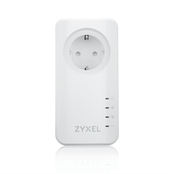 ZyXEL PLA6457 G.hn 2400Mbps Wave2 Powerline Pass-thru Gigabit Ethernet Adapter