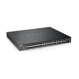 ZyXEL XS3800-28 4x10GbE LAN 8x10GbE Combo RJ45/SFP+ 16xSFP+ port L2+ menedzselhető switch