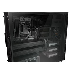 Be Quiet! Pure Base 600 fekete (táp nélküli) ablakos ATX ház