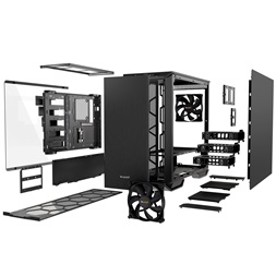 Be Quiet! Dark Base 700 fekete/ezüst (táp nélküli) ATX ház