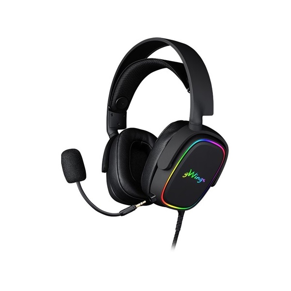 gWings GW-9100HS fekete gamer headset