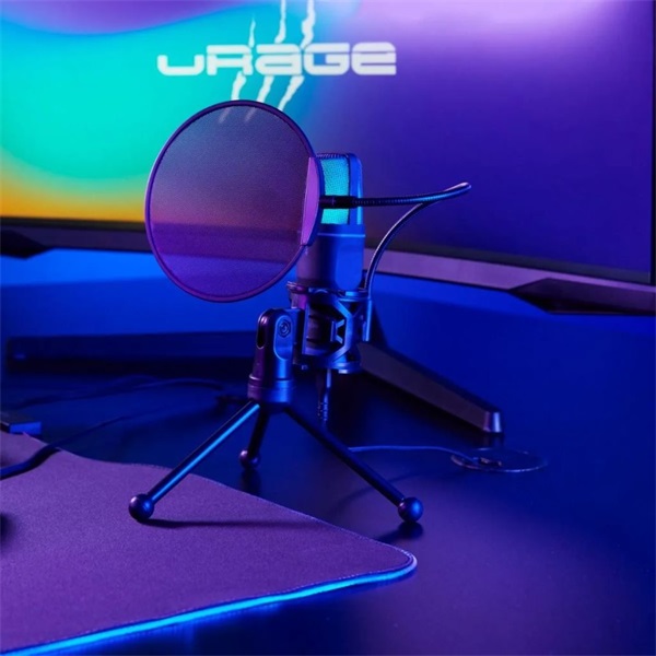 uRage 00217882 Stream 410HD gamer mikrofon állvánnyal